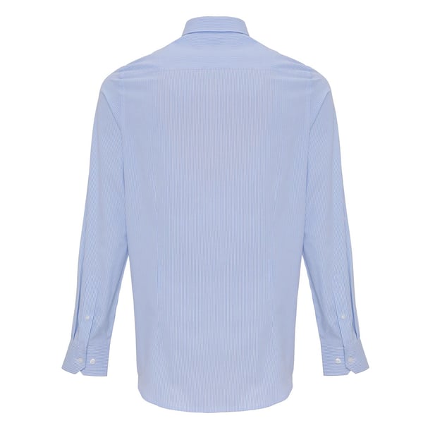 Premier Mens Cotton Rich Oxford Stripe Shirt