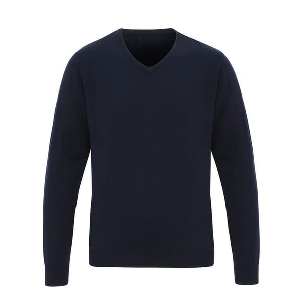 Premier Herre Essential V-hals sweater i akryl