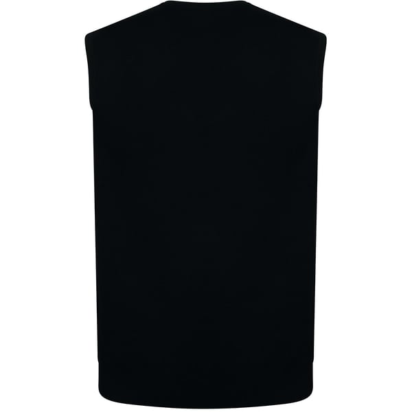 Henbury Mens Sleeveless 12 Gauge V-Neck Fine Knit Jumper