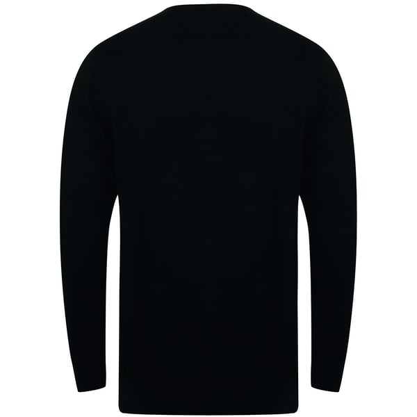 Henbury Mens Crew Neck 12 Gauge Fine Knit Jumper / Sweatshirt