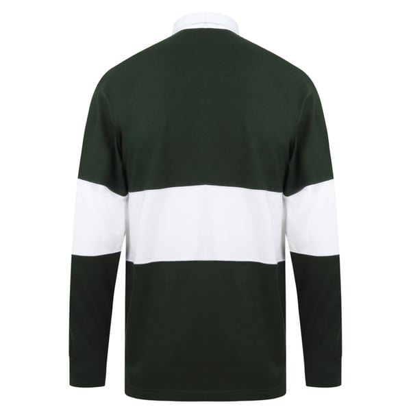 Front Row Adults Unisex Panelled Tag Free Rugby Shirt