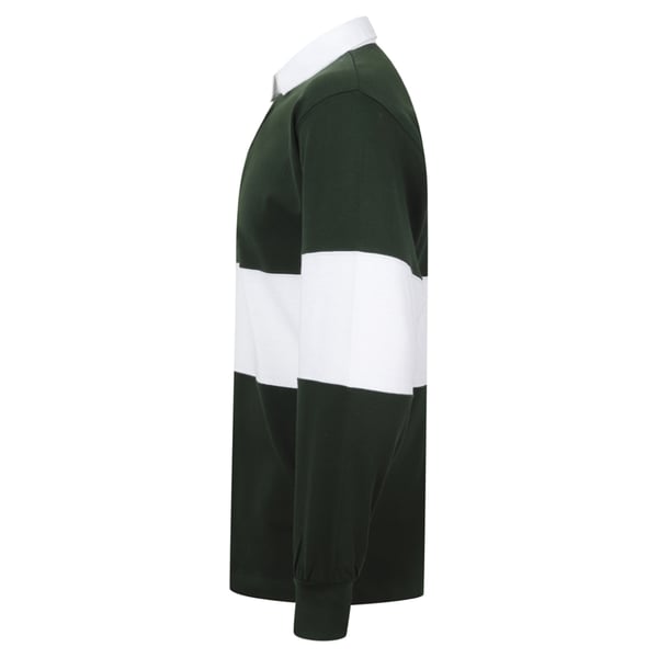 Front Row Adults Unisex Panelled Tag Free Rugby Shirt