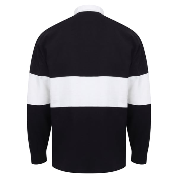 Front Row Adults Unisex Panelled Tag Free Rugby Shirt