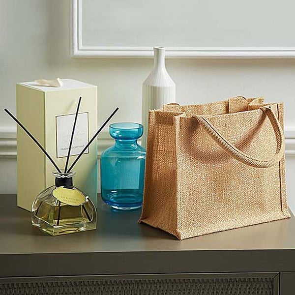 Westford Mill Shimmer Jute Mini Gift Bag (Pack of 2)