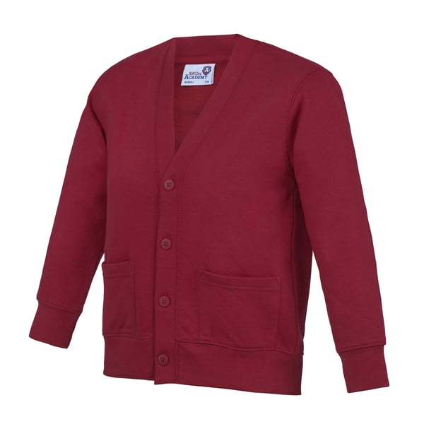 AWDis Academy Childrens/Kids Button Up School Cardigan (Pack of 2)