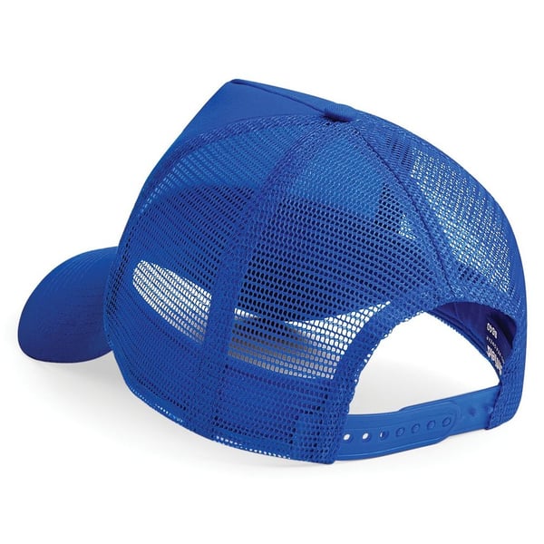 Beechfield Mens Half Mesh Trucker Cap / Headwear (Pack of 2)