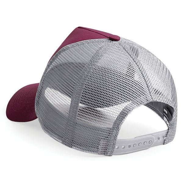 Beechfield Mens Half Mesh Trucker Cap / Headwear (Pack of 2)