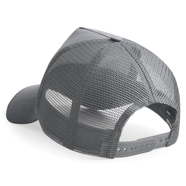 Beechfield Mens Half Mesh Trucker Cap / Headwear (Pack of 2)