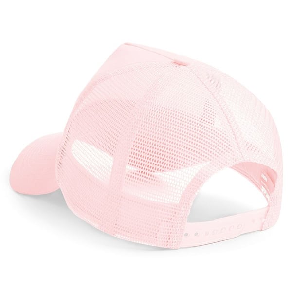Beechfield Mens Half Mesh Trucker Cap / Headwear (Pack of 2)