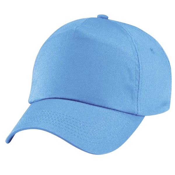 Beechfield Unisex Plain Original 5 Panel Baseball Cap (Pack of 2)