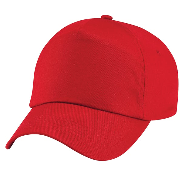 Beechfield Unisex Plain Original 5 Panel Baseball Cap (Pack of 2)