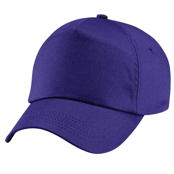 Beechfield Unisex Plain Original 5 Panel Baseball Cap (Pack of 2)