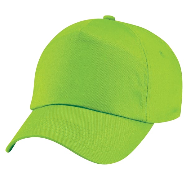 Beechfield Unisex Plain Original 5 Panel Baseball Cap med 5 paneler (pakke med 2)