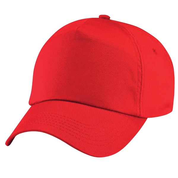 Beechfield Unisex Plain Original 5 Panel Baseball Cap (Pack of 2)