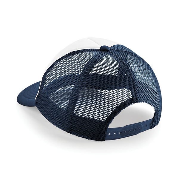 Beechfield Vintage Plain Snap-Back Trucker Cap (Pack of 2)