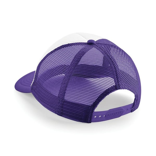 Beechfield Vintage Plain Snap-Back Trucker Cap (Pack of 2)