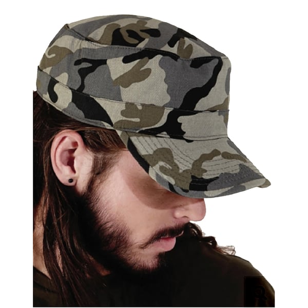 Beechfield Camouflage Army Cap / Headwear (Pack of 2)