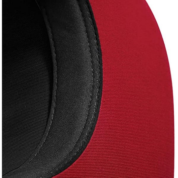 Beechfield Unisex 5 Panel kontrast Snapback Cap med kontrastfarve (pakke med 2)