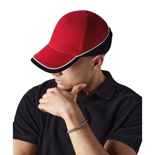 Beechfield Unisex Teamwear Competition Cap Baseball / Päähine (2 kpl:n pakkaus)