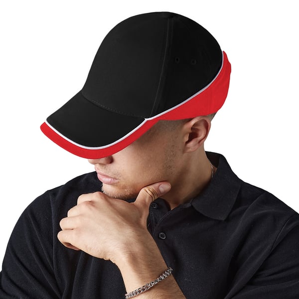 Beechfield Unisex Teamwear Competition Cap Baseball / Headwear (Pack of 2)