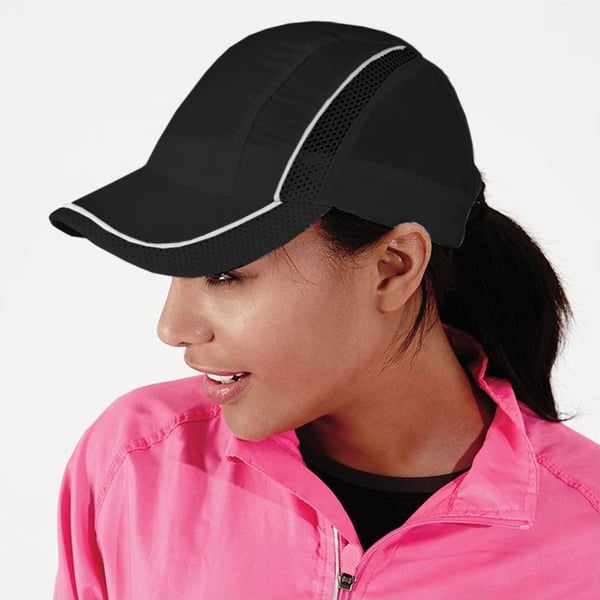 Beechfield Coolmax® Flow Mesh Baseball Cap / Hovedbeklædning (pakke med 2)
