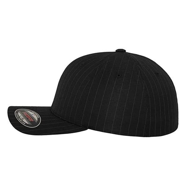 Yupoong Flexfit Unisex Pinstripe Baseball Cap (Pack of 2)