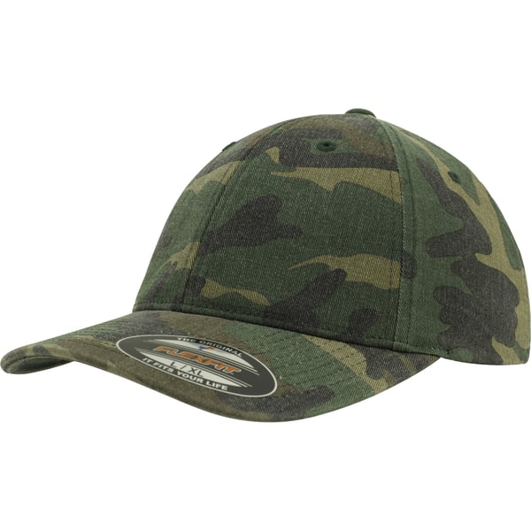 Flexfit Garment Washed Camo Baseball Cap (pakke med 2)