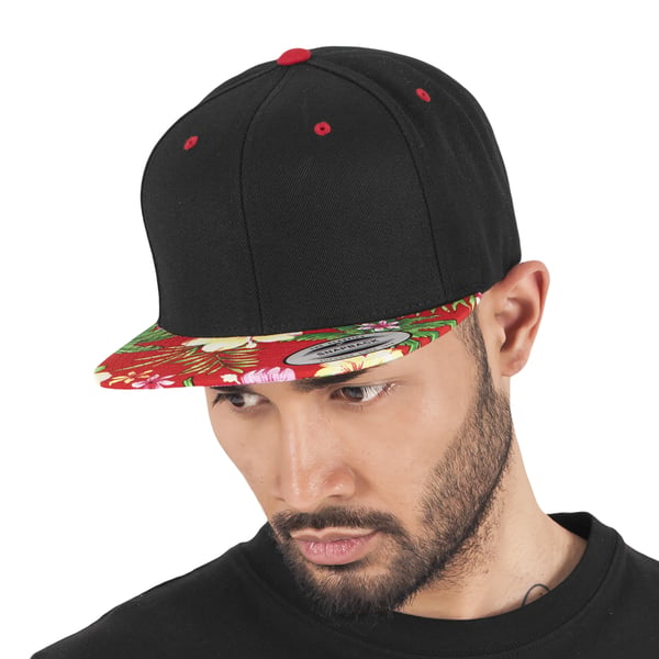 Yupoong Herr Mode Tryck Premium Snapback Keps (2-pack)