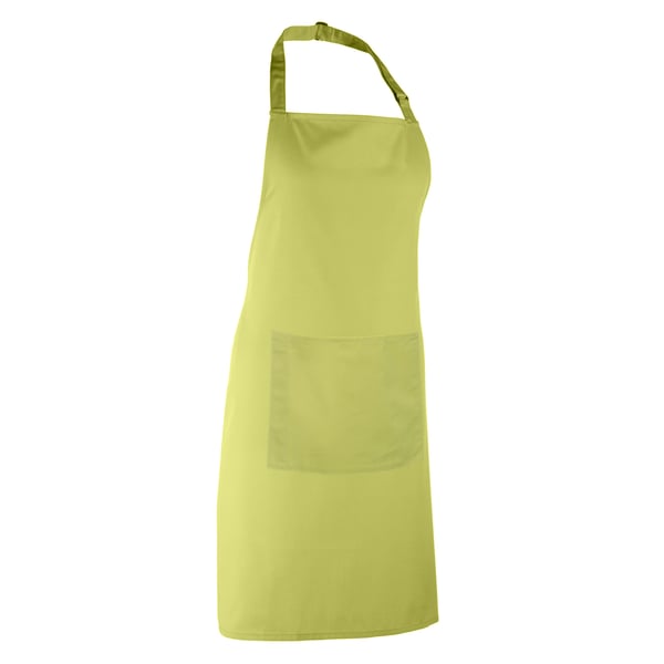 Premier Ladies/Womens Colours Bip Apron With Pocket / Workwear (Pack of 2)