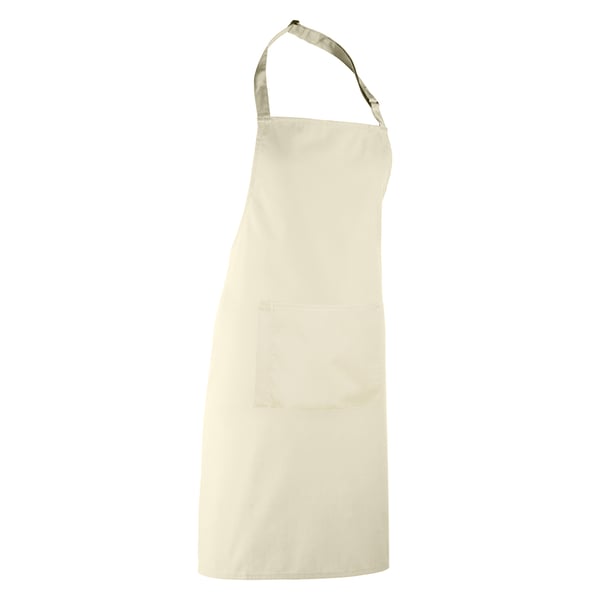Premier Ladies/Womens Colours Bip Apron With Pocket / Workwear (Pack of 2)