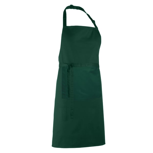 Premier Ladies/Womens Colours Bip Apron With Pocket / Workwear (Pack of 2)