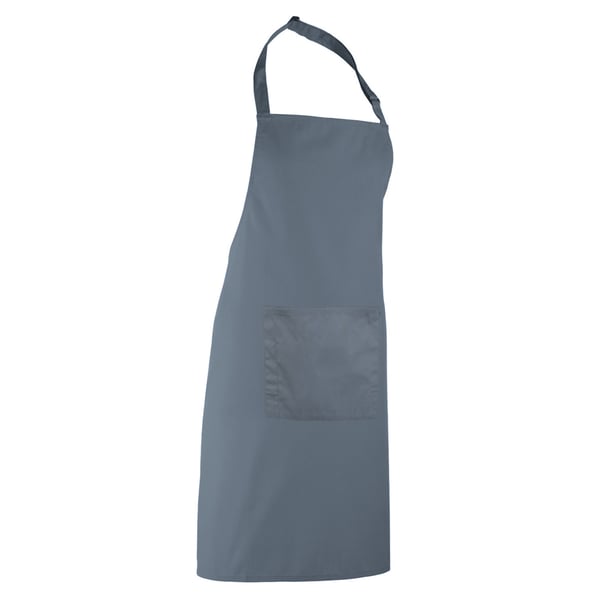 Premier Ladies/Womens Colours Bip Apron With Pocket / Workwear (Pack of 2)