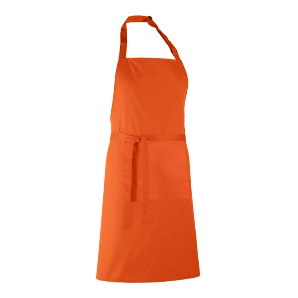 Premier Ladies/Womens Colours Bip Apron With Pocket / Workwear (Pack of 2)