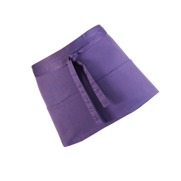 Premier Ladies/Womens Colours 3 Pocket Apron / Workwear (Pack of 2)