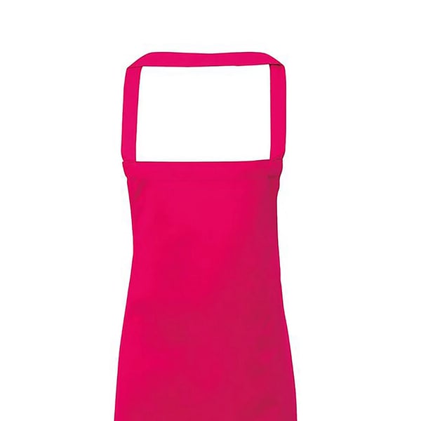 Premier Ladies/Womens Slim Apron (no Pocket) / Workwear (Pack of 2)