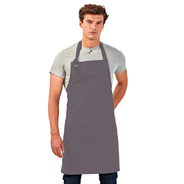 Premier Unisex Calibre Heavy Cotton Canvas Bib Apron (Pack of 2)
