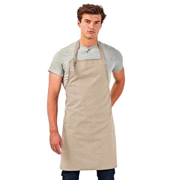 Premier Unisex Calibre Heavy Cotton Canvas Bib Apron (Pack of 2)