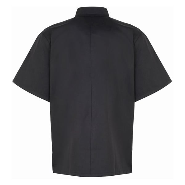 Premier Unisex Studded Front Short Sleeve Chefs Jacket (Pack of 2)