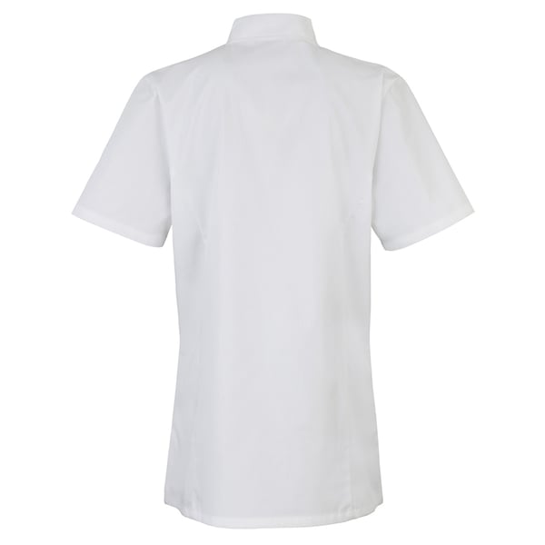 Premier Womens/Ladies Short Sleeve Chefs Jacket / Chefswear (Pack of 2)