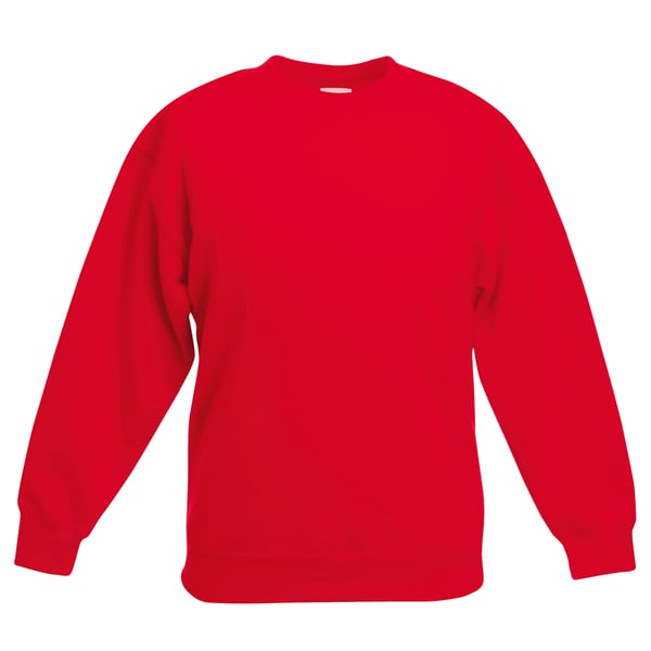Fruit Of The Loom Kids Unisex Classic 80/20 Set-In Sweatshirt (Pack of 2)
