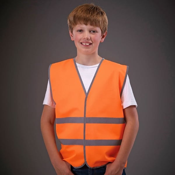Yoko Hi-Vis Childrens/Kids Reflective Border Waistcoat (Pack of 2)