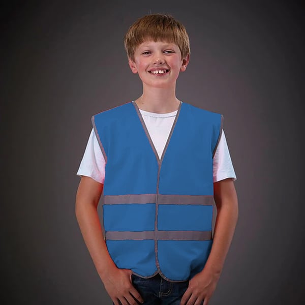 Yoko Hi-Vis Childrens/Kids Reflective Border Waistcoat (Pack of 2)