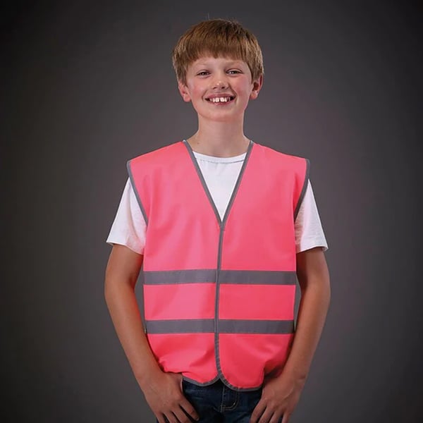 Yoko Hi-Vis Childrens/Kids Reflective Border Waistcoat (Pack of 2)