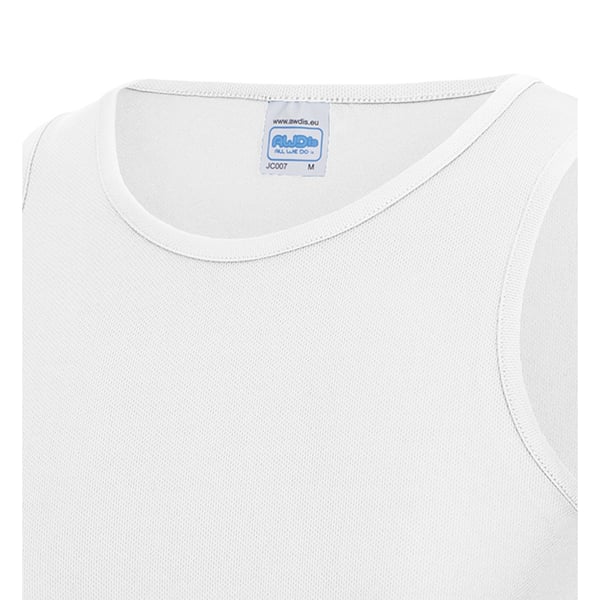 AWDis Just Cool Mens Sports Gym Plain Tank / Vest Top