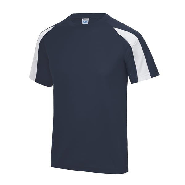 AWDis Just Cool Kids Unisex Contrast Plain Sports T-Shirt