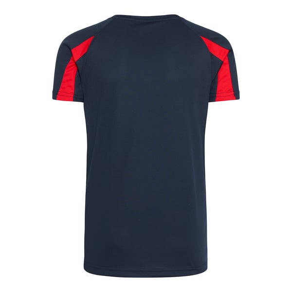 AWDis Just Cool Kids Unisex Contrast Plain Sports T-Shirt