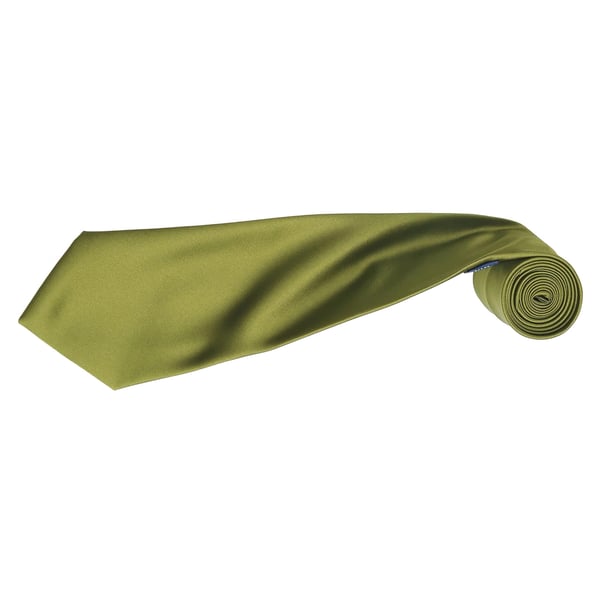 Premier Mens Plain Satin Tie (Narrow Blade) (Pack of 2)