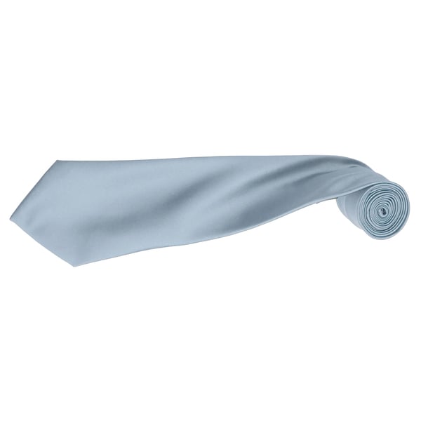 Premier Mens Plain Satin Tie (Narrow Blade) (Pack of 2)
