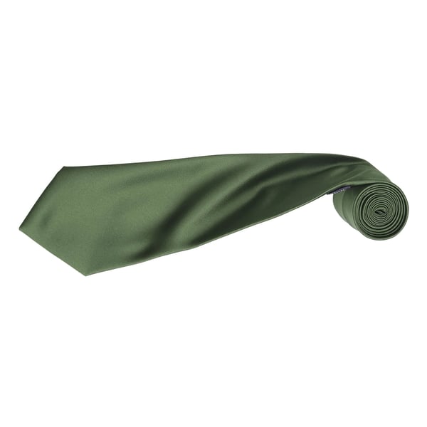 Premier Mens Plain Satin Tie (Narrow Blade) (Pack of 2)