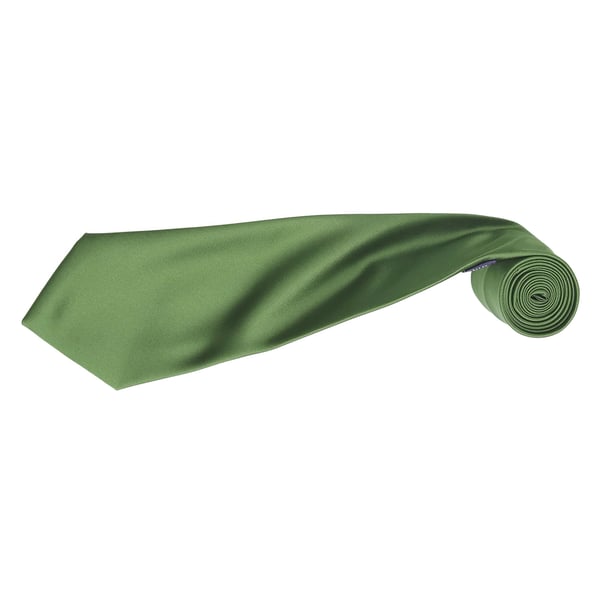 Premier Mens Plain Satin Tie (Narrow Blade) (Pack of 2)